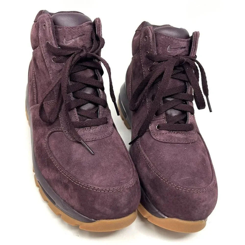Nike Air Max Goadome Suede Boot Mens Sz 12 ACG 865031-602 Deep Burgundy